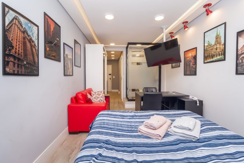 Apartamento 34m² na República 1 dorm 1 vaga Avenida Ipiranga São Paulo - 