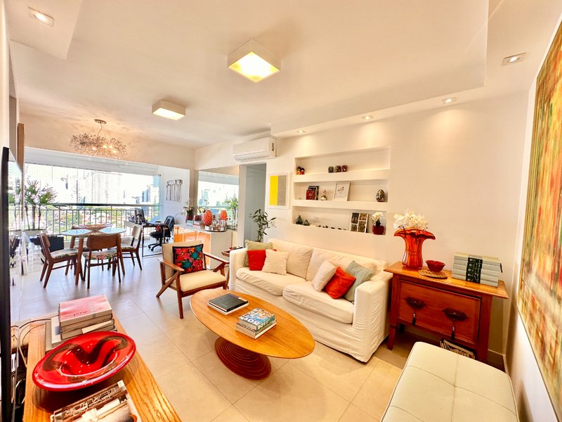 Apartamento 74m² na Vila Cordeiro 2 suítes 1 vaga Rua Nicolau Barreto São Paulo - 