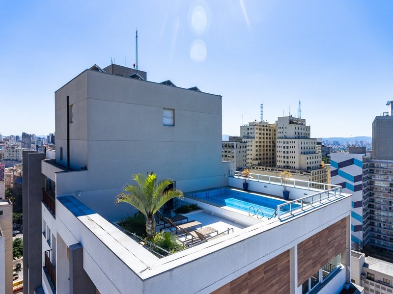 Studio 31m² na República 1 dorm Rua Brigadeiro Tobias São Paulo - 