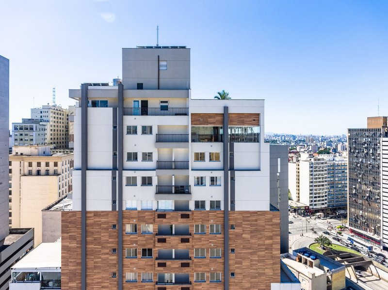 Studio 31m² na República 1 dorm Rua Brigadeiro Tobias São Paulo - 