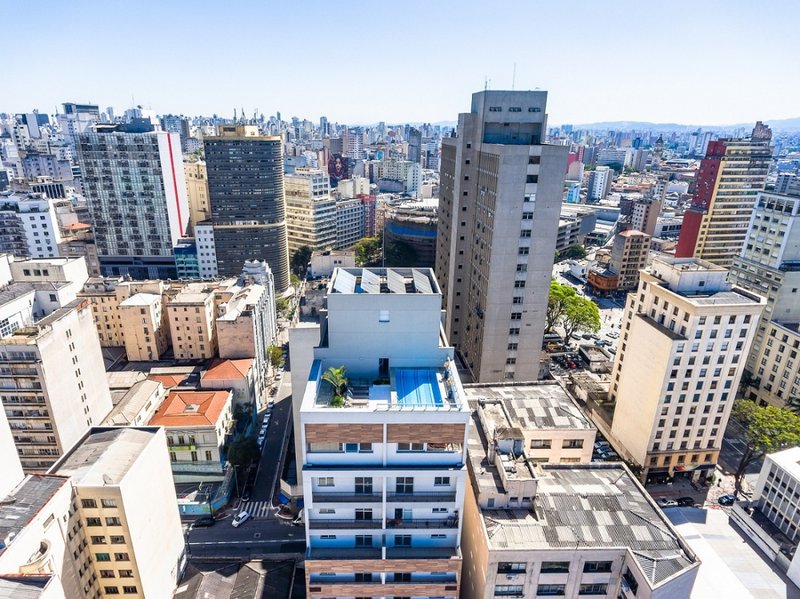 Studio 31m² na República 1 dorm Rua Brigadeiro Tobias São Paulo - 