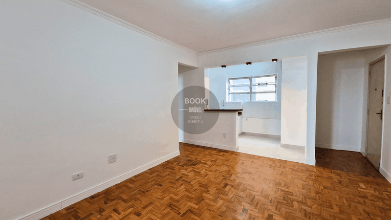 Vista mar! - Apartamento em frente a praia da Aparecida Av. Bartholomeu de Gusmão Santos - 