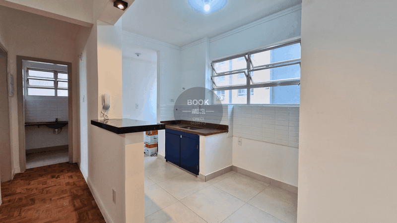 Vista mar! - Apartamento em frente a praia da Aparecida Av. Bartholomeu de Gusmão Santos - 