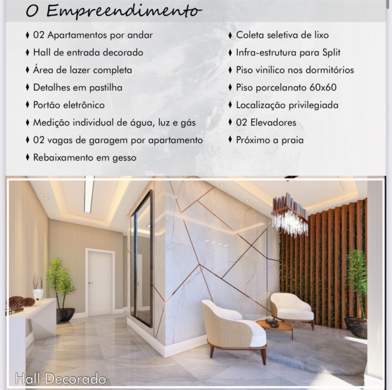 APARTAMENTO COM 2 SUÍTES NA PRAIA DE PEREQUE - Porto Belo - 