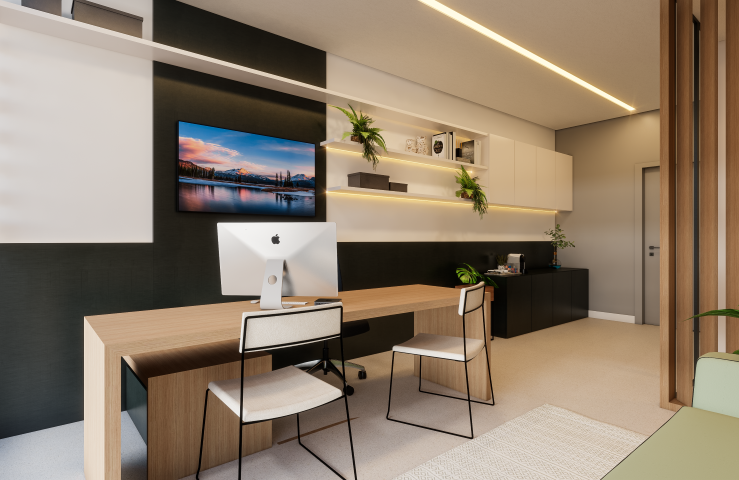 Apartamento Lumma Corporate & Home - Residencial 82m² 3D Armando Calil Bulos Florianópolis - 
