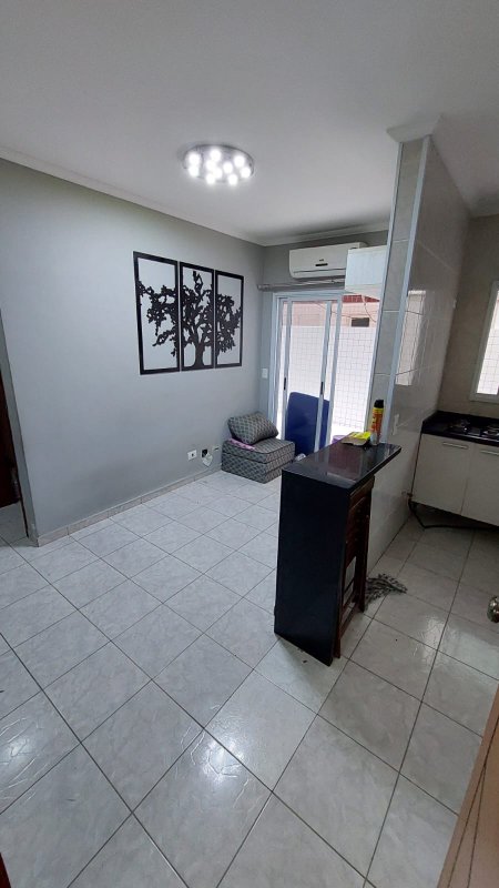 Apartamento com 01 dormitório para locação - Ocian - Praia Grande - SP Rua Teófila Vanderlinde Praia Grande - 