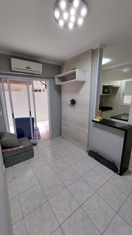 Apartamento com 01 dormitório para locação - Ocian - Praia Grande - SP Rua Teófila Vanderlinde Praia Grande - 
