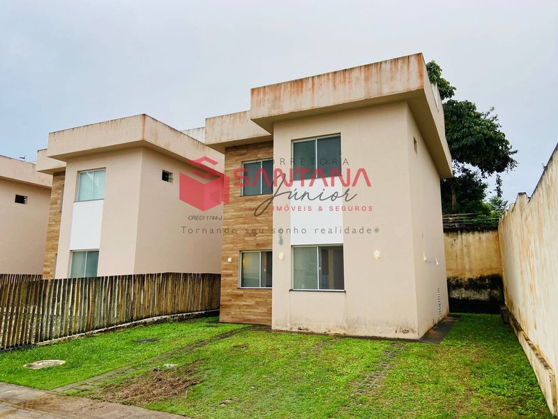 Casa em Condomínio com 4/4 (3 Suítes) para Locação em Abrantes Rua Colônia Boa União Camaçari - 
