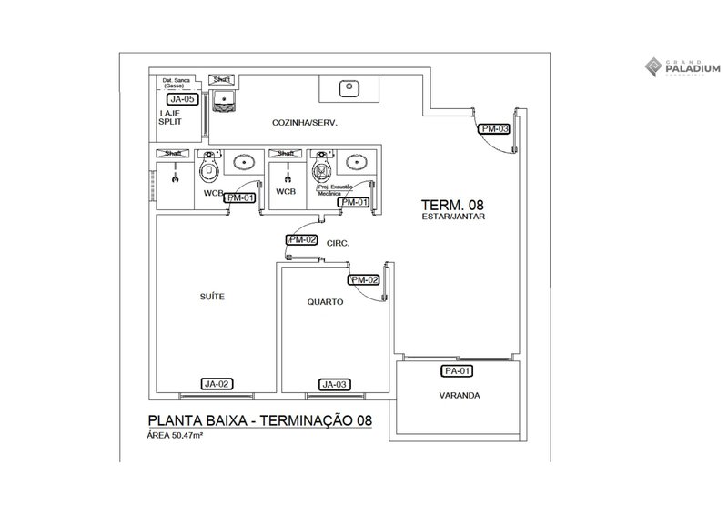 Grand Paladium - Apartamento 2 quartos Suíte e Varanda - Ao lado do Shopping Pátio Maceió - Maceió - 