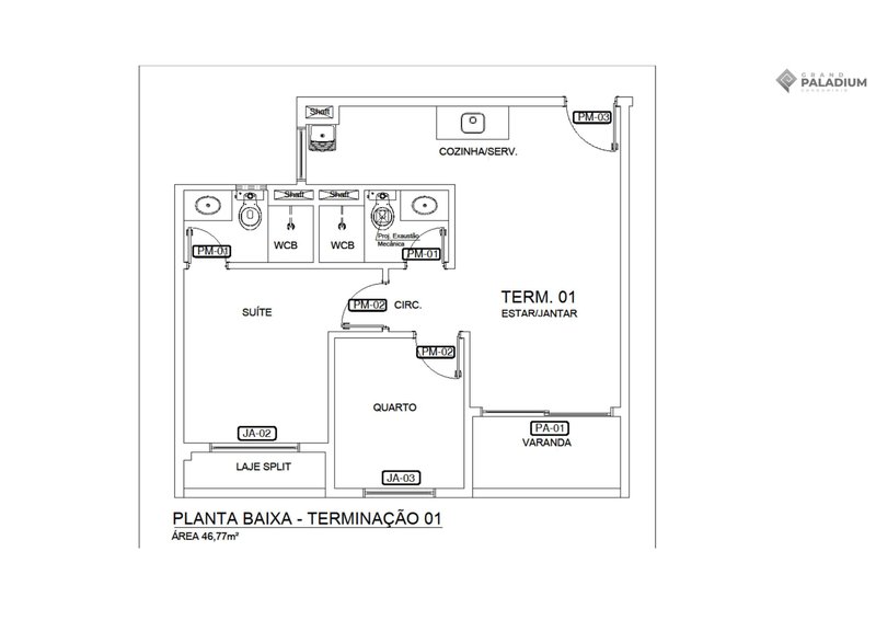 Grand Paladium - Apartamento 2 quartos Suíte e Varanda - Ao lado do Shopping Pátio Maceió - Maceió - 