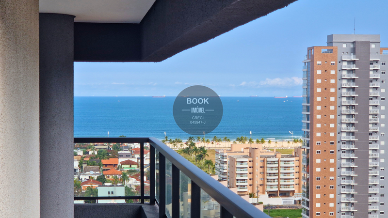 Studio Mobiliado com Vista Mar na Praia da Enseada! Rua Begônia Guarujá - 