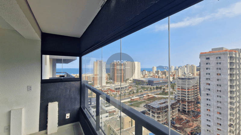 Studio Mobiliado com Vista Mar na Praia da Enseada! Rua Begônia Guarujá - 