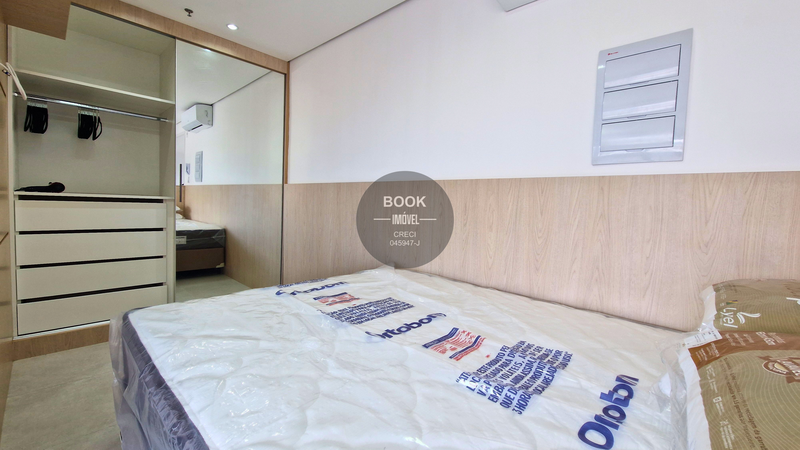 Studio Mobiliado com Vista Mar na Praia da Enseada! Rua Begônia Guarujá - 