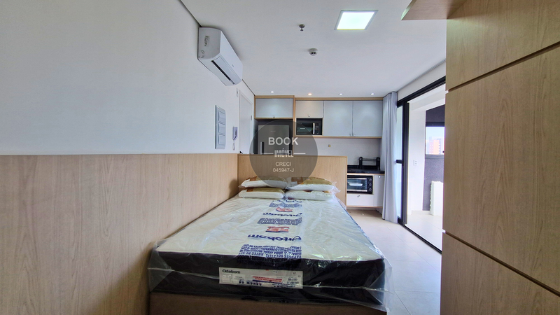 Studio Mobiliado com Vista Mar na Praia da Enseada! Rua Begônia Guarujá - 