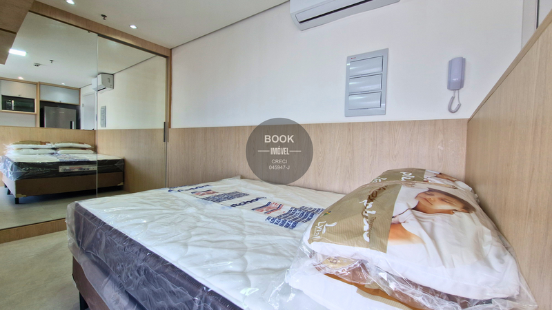 Studio Mobiliado com Vista Mar na Praia da Enseada! Rua Begônia Guarujá - 