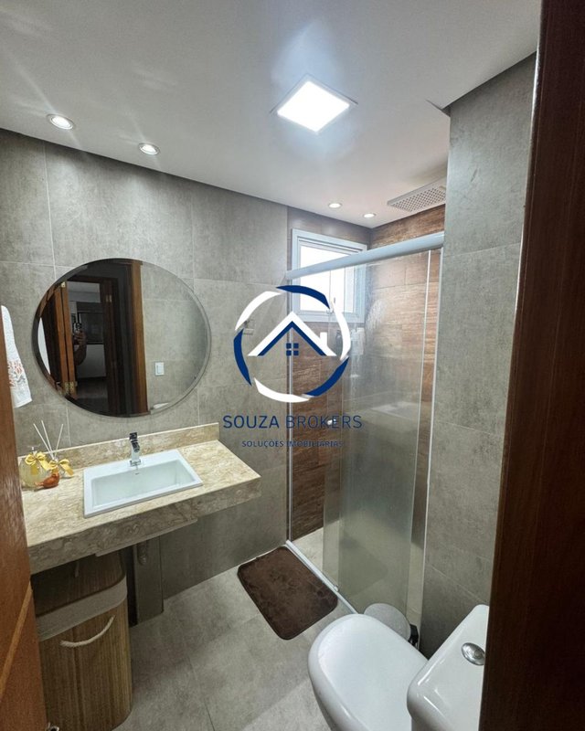 Excelente apartamento de 60m² na Vila Valparaíso em Santo André - Santo André - 