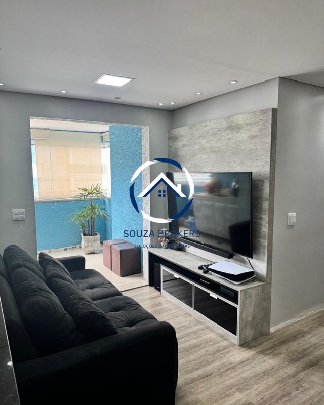 Excelente apartamento de 60m² na Vila Valparaíso em Santo André - Santo André - 