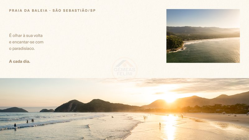 Aram Praia da Baleia, o luxo de morar entre o verde e o mar! - LANÇAMENTO - São Sebastião - 