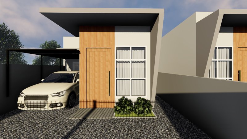 CASA COM 1 SUÍTE MAIS 2 DORMITÓRIOS NO CEDRO ALTO - Brusque - 