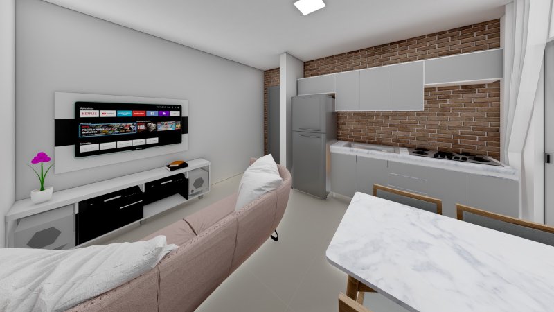 APARTAMENTO COM 1 DORMITÓRIO EM DOM JOAQUIM - Brusque - 