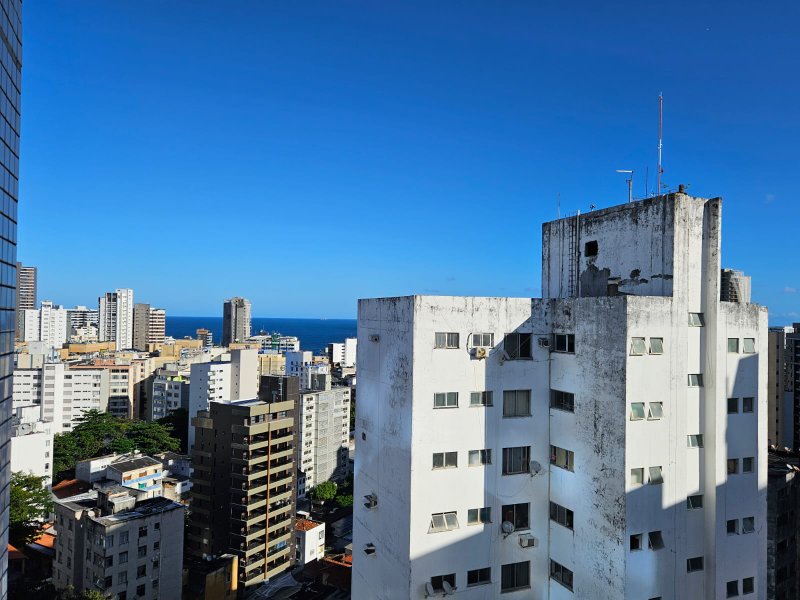 APARTAMENTO QUARTO SALA VARANDA VISTA MAR GARAGEM À VENDA NA BARRA! Avenida Princesa Isabel Salvador - 