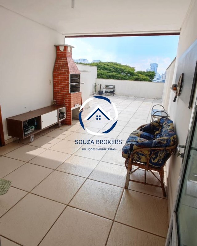 Linda cobertura de 110m² na Vila Assunção em Santo André - Santo André - 