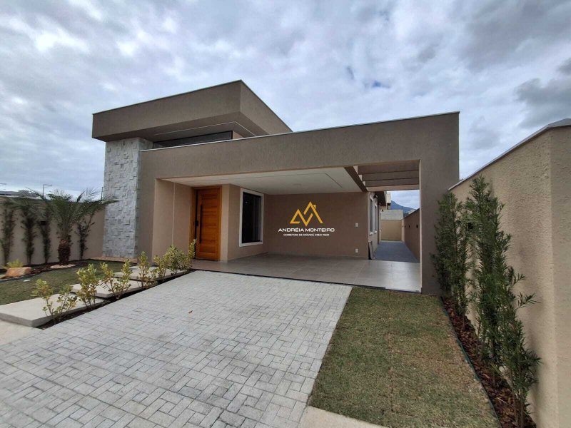 Casa de Condomínio à Venda com 3 quartos, 3 banheiros, 120m² a partir de R$ 620.000,00 Rodovia. Vereador Oldemar Guedes Figueiredo Maricá - 