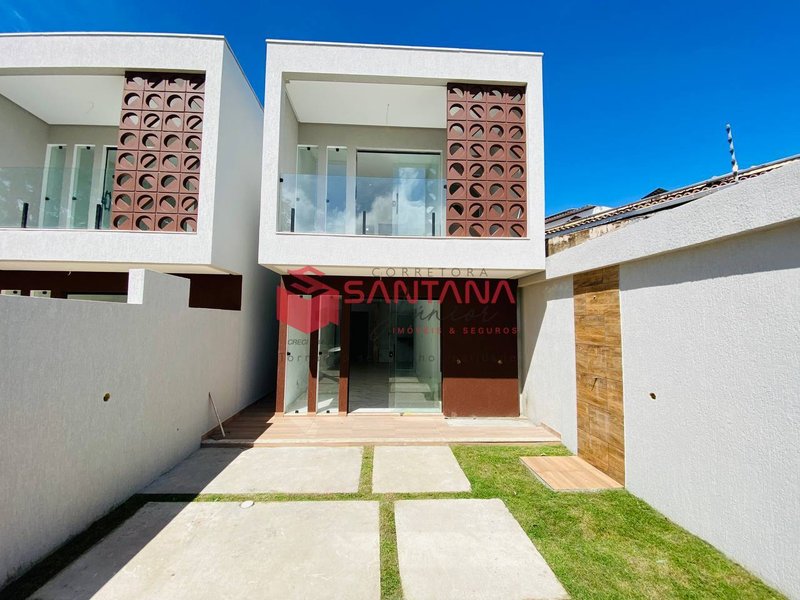 Casa Nova com 3 Suítes em Pitangueiras Rua Jardim Ipanema Lauro de Freitas - 