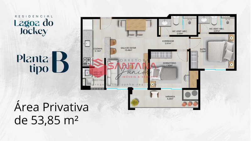 Lançamento no Centro de Lauro de Freitas – Apartamentos 2/4 com Suíte Rua Nilton Calmon Lauro de Freitas - 