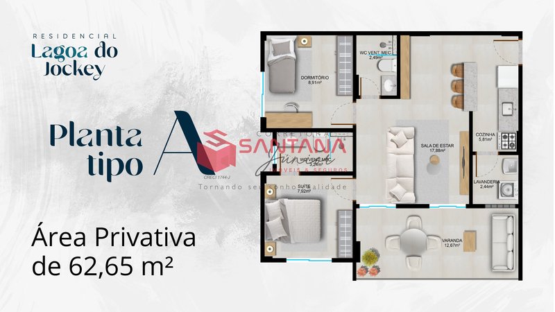 Lançamento no Centro de Lauro de Freitas – Apartamentos 2/4 com Suíte Rua Nilton Calmon Lauro de Freitas - 