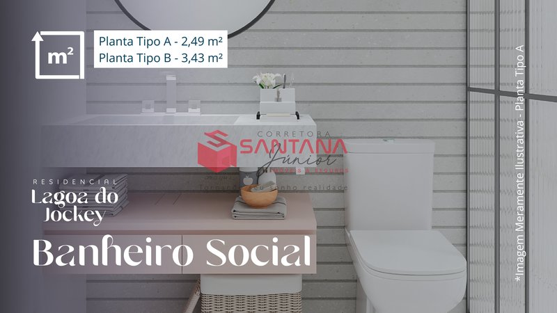 Lançamento no Centro de Lauro de Freitas – Apartamentos 2/4 com Suíte Rua Nilton Calmon Lauro de Freitas - 