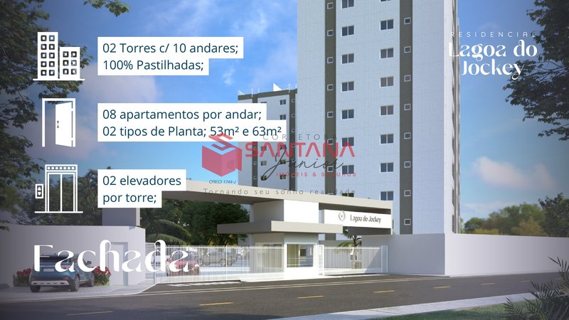 Lançamento no Centro de Lauro de Freitas – Apartamentos 2/4 com Suíte Rua Nilton Calmon Lauro de Freitas - 
