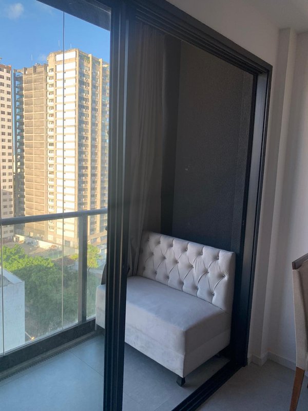 STUDIO COMPLETO, PARA LOCAÇÃO DECORADO, ANDAR ALTO, 26m² MOBILIADO .  CORREDOR DA VITORIA! Avenida Sete de Setembro Salvador - 