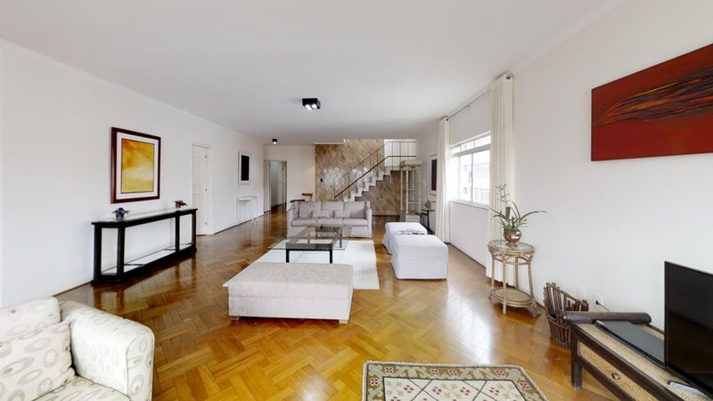 Cobertura Duplex 485m² na Bela Vista 5 dorm 3 suítes 2 vagas Rua Cincinato Braga São Paulo - 