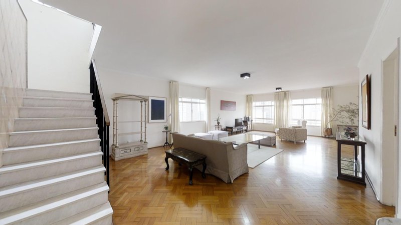 Cobertura Duplex 485m² na Bela Vista 5 dorm 3 suítes 2 vagas Rua Cincinato Braga São Paulo - 
