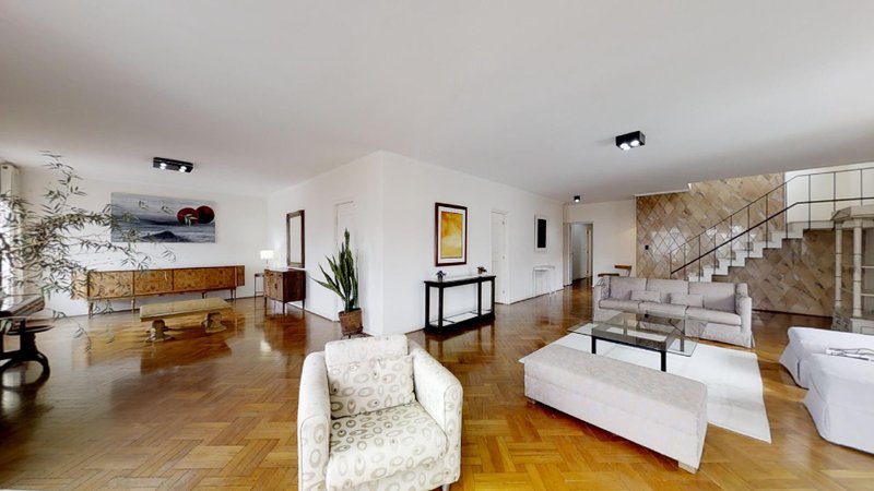 Cobertura Duplex 485m² na Bela Vista 5 dorm 3 suítes 2 vagas Rua Cincinato Braga São Paulo - 