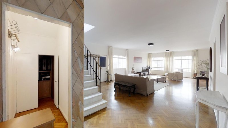 Cobertura Duplex 485m² na Bela Vista 5 dorm 3 suítes 2 vagas Rua Cincinato Braga São Paulo - 