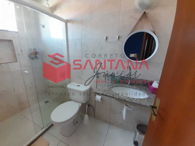 Casa mobiliada 3/4 com 2 suítes Rua São Matheus Lauro de Freitas - 