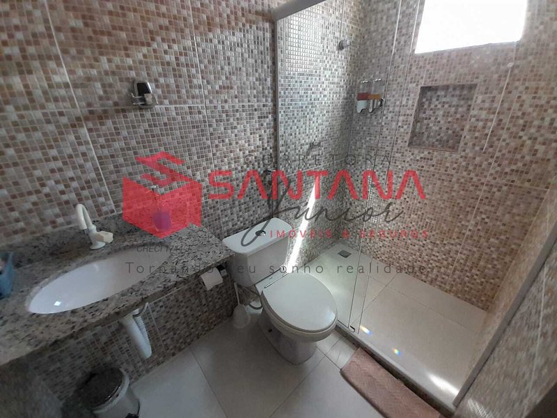 Casa mobiliada 3/4 com 2 suítes Rua São Matheus Lauro de Freitas - 