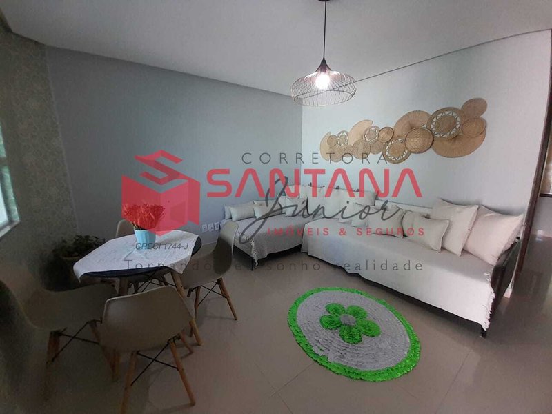 Casa mobiliada 3/4 com 2 suítes Rua São Matheus Lauro de Freitas - 