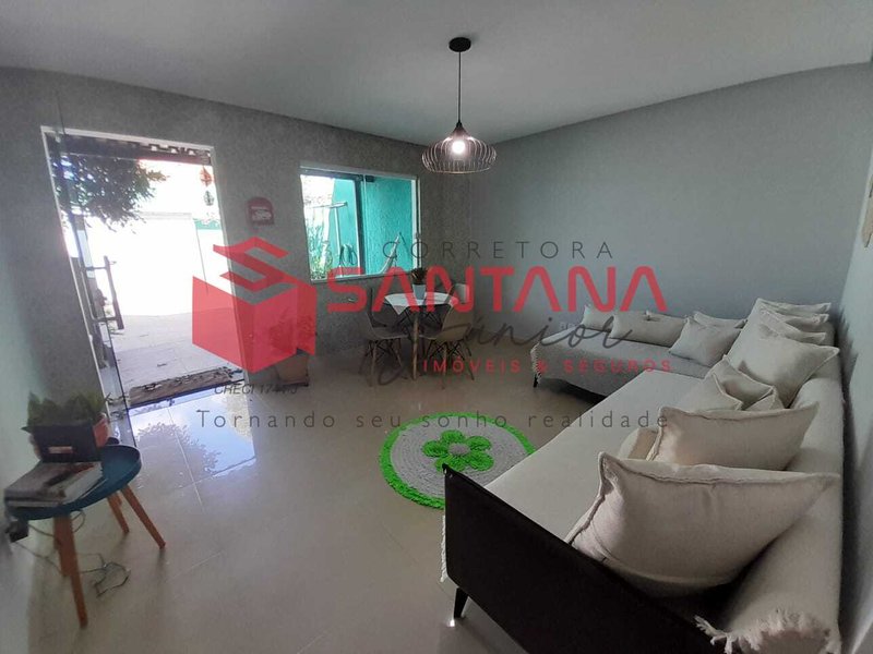 Casa mobiliada 3/4 com 2 suítes Rua São Matheus Lauro de Freitas - 