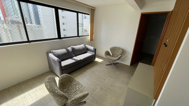 1 quarto (1 suíte com closet). sala e cozinha integradas. 1 banheiro social Rua Mamanguape Recife - 
