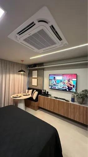 STUDIO MOBILIADO PARA LOCAÇÃO EM ONDINA FINAMENTE DECORADO COM INFRAESTRUTURA  ANDAR ALTO Avenida Oceânica Salvador - 