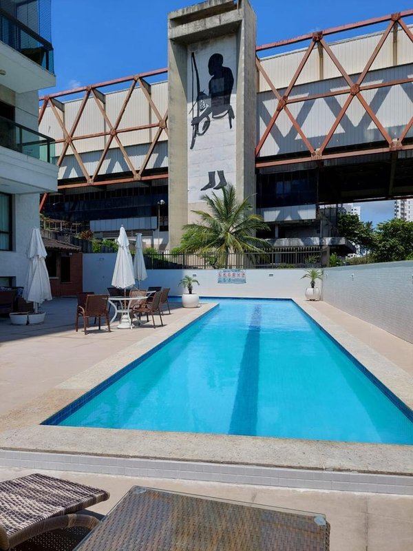 APARTAMENTO QUARTO E SALA VARANDA NASCENTE GARAGEM ELEVADOR PISCINA ACADEM À VENDA ARMAÇÃO Rua Anquises Reis Salvador - 