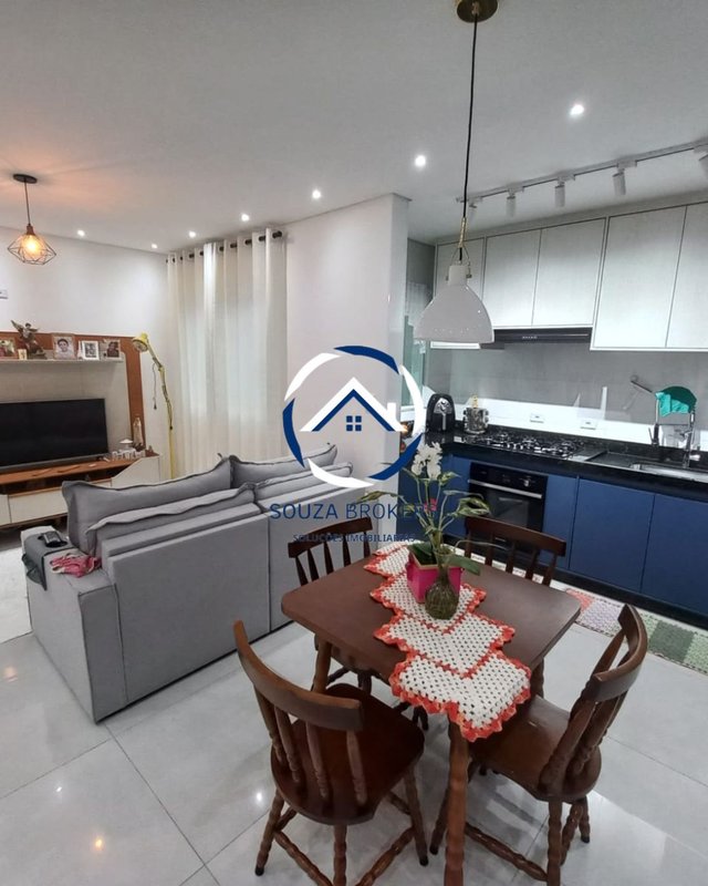 Excelente cobertura de 130m² no Bairro Campestre em Santo André  Santo André - 