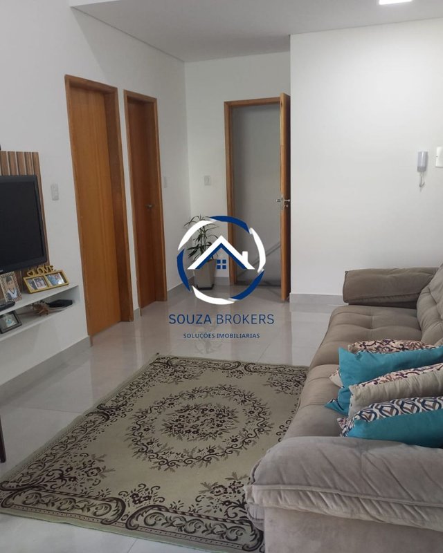 Excelente cobertura de 130m² no Bairro Campestre em Santo André  Santo André - 