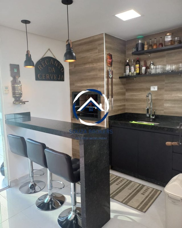 Excelente cobertura de 130m² no Bairro Campestre em Santo André  Santo André - 