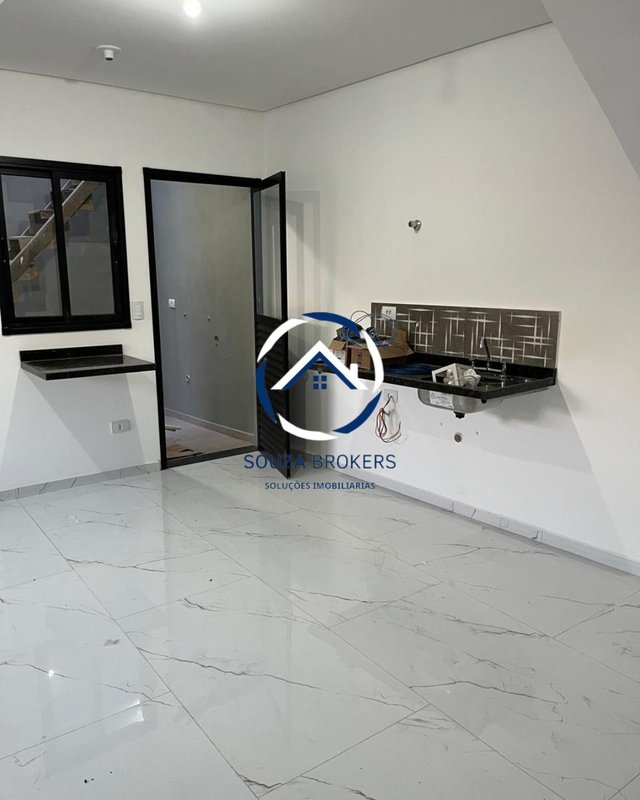 Excelente sobrado de 101m² na Vila Lucinda em Santo André  Santo André - 