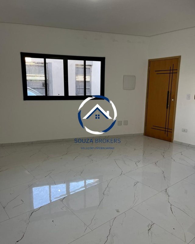Excelente sobrado de 101m² na Vila Lucinda em Santo André  Santo André - 