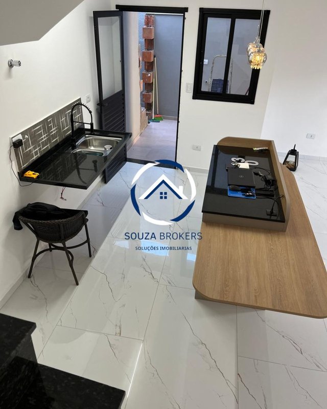 Lindo sobrado de 102m² na Vila Lucinda em Santo André  Santo André - 
